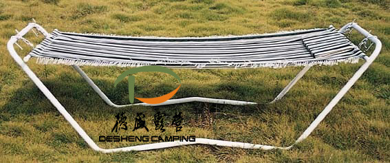 hammock with wooden bar