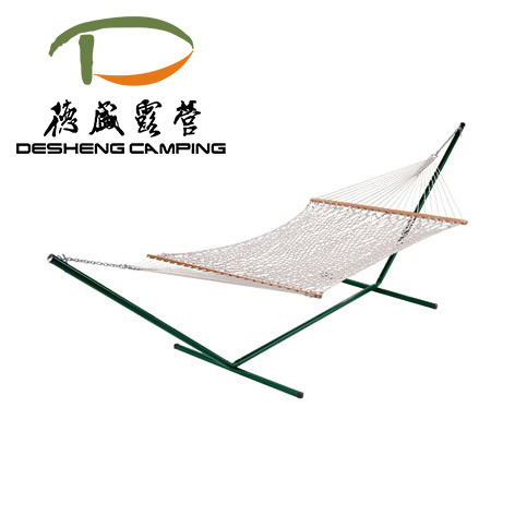 hammock with wooden bar
